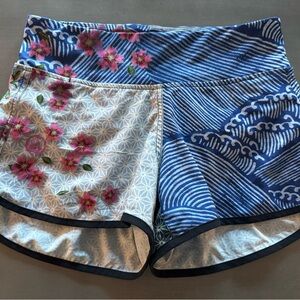 Inknburn Floral Wave and floral Pattern Shorts